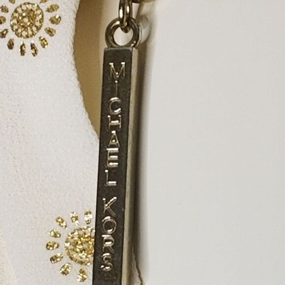 Michael Kors Metallic Gold Sleeveless Chain Top Medium - Picture 8 of 15